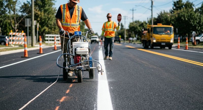 Asphalt Marking in Los Angeles, CA