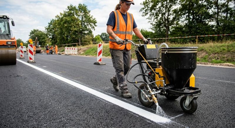 Asphalt Painting in Canton, GA