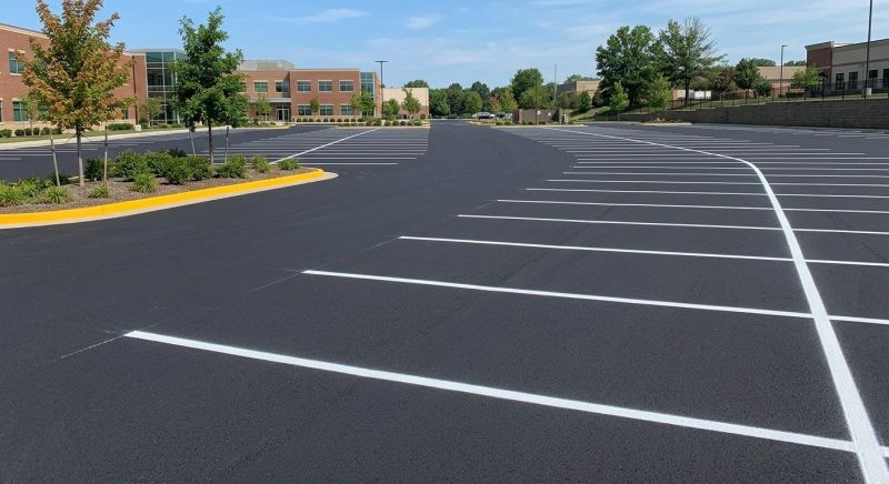 Concrete Parking Lot Striping in Orange County, CA