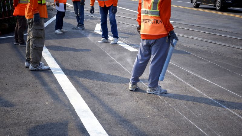 Lane Marking Service in Los Angeles, CA
