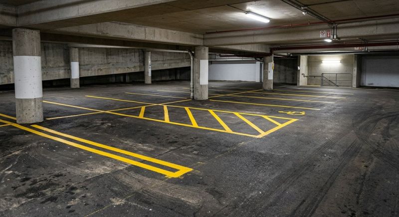 Parking Area Striping in Houston, TX