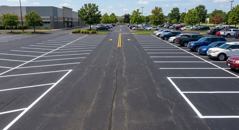 Parking Lot Painting in Gwinnett County, GA